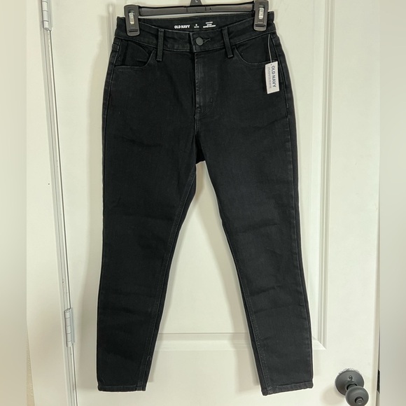 NWT Old Navy WOW High-Rise Super Skinny Black Jeans - Picture 1 of 5
